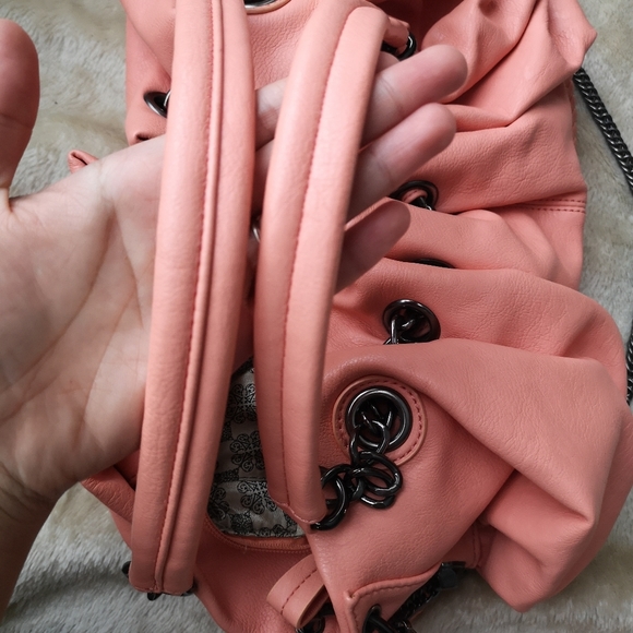 Justfab Peach Shoulder Bag - Picture 3 of 12